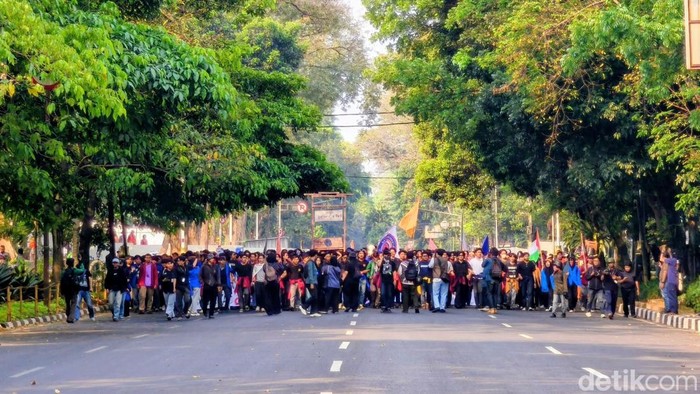 Aksi mahasiswa di Bandung