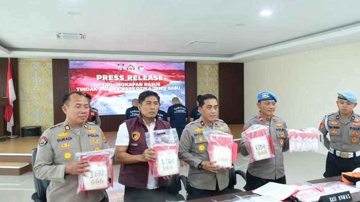 Barang Bukti 8 Kg Sabu Masuk Berau.