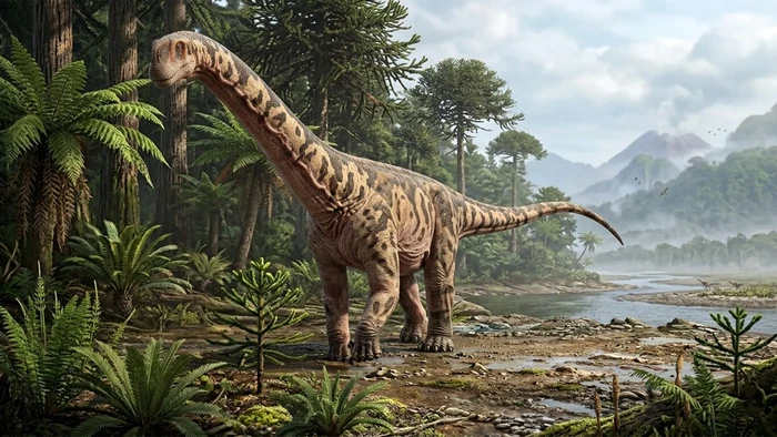 Bicharracosaurus dionidei memiliki panjang sekitar 20 meter dan membawa perpaduan fitur aneh yang terlihat pada kerabat Diplodocus dan Brachiosaurus.