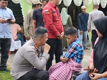 Ratusan Anak Sunat Massal, Kapolres Bengkalis: Wujud Nyata Polri untuk Masyarakat