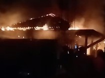 Kantor Agrinas di Labura Dibakar Massa, Buntut Warga Tewas Dianiaya