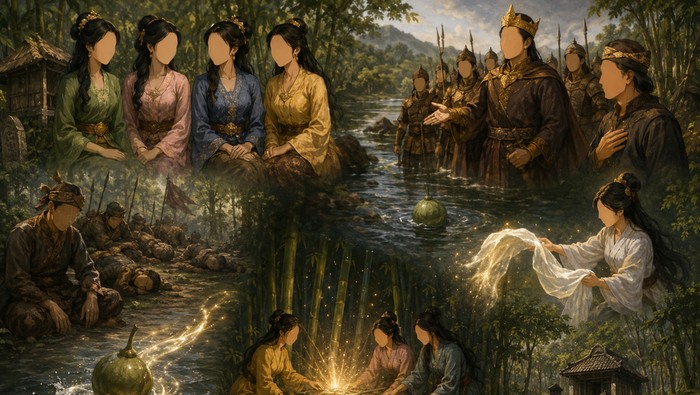 Ilustrasi Asal-usul Marongge Sumedang (dibuat dengan AI)