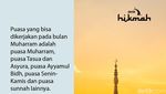 Apakah Puasa Muharram Harus Berurutan?