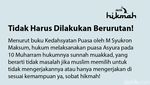 Apakah Puasa Muharram Harus Berurutan?