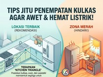 Infografis: Jangan Taruh Kulkas di Tempat Ini, Tagihan Listrik Bisa Bengkak!