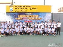 Kapolres Kediri Cup Digelar, 25 Tim Tenis Ramaikan Hari Bhayangkara ke-80