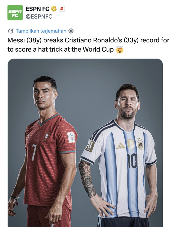 Bukti di Linimasa Bahwa Messi Lebih Hebat dari Ronaldo