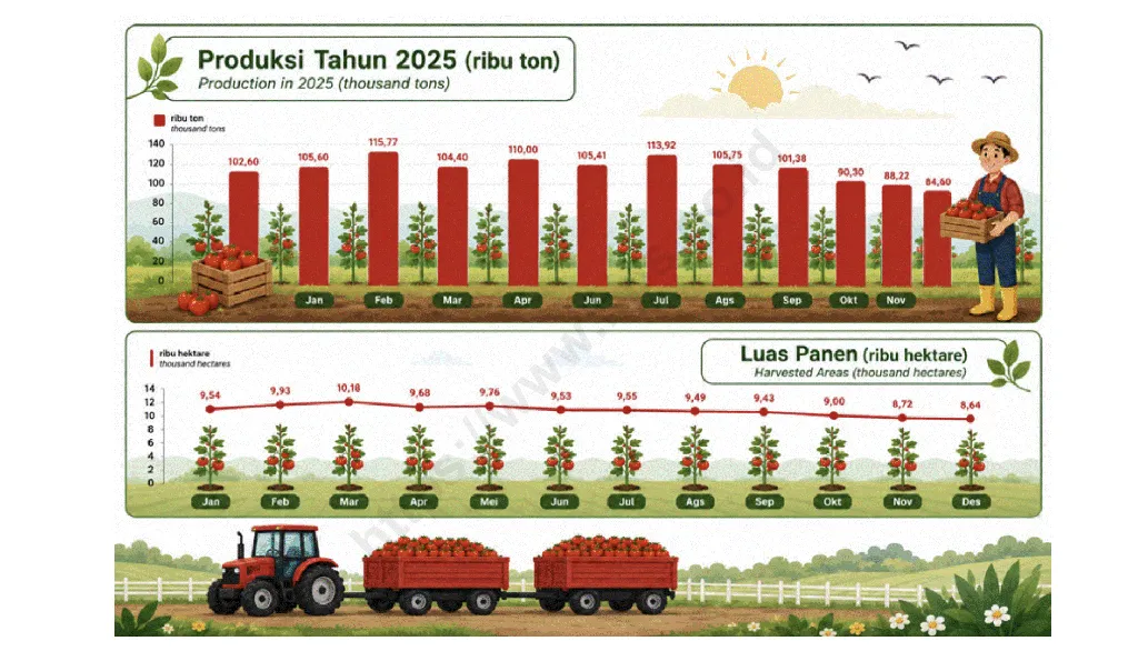 Produksi tomat Produksi tomat