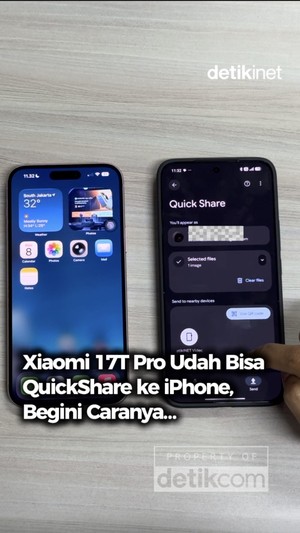 Video: Xiaomi 17T Pro Udah Bisa Quickshare ke iPhone Tanpa Aplikasi Tambahan