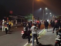 Bentrokan Pesilat Saat Malam 1 Suro di Banyudono Boyolali, 1 Motor Terbakar
