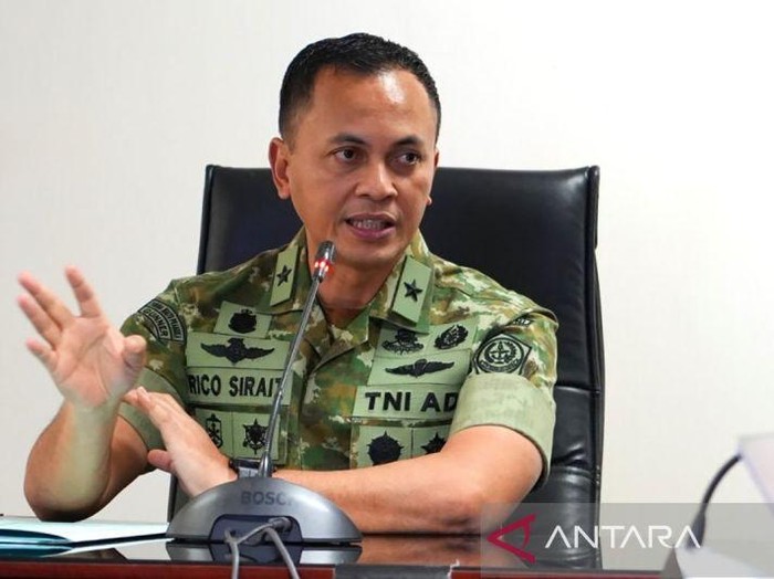 Brigadir Jenderal TNI Rico Ricardo Sirait. ANTARA/HO-Biro Humas dan Ifohan Sekretariat Jenderal Kemhan RI/pri.