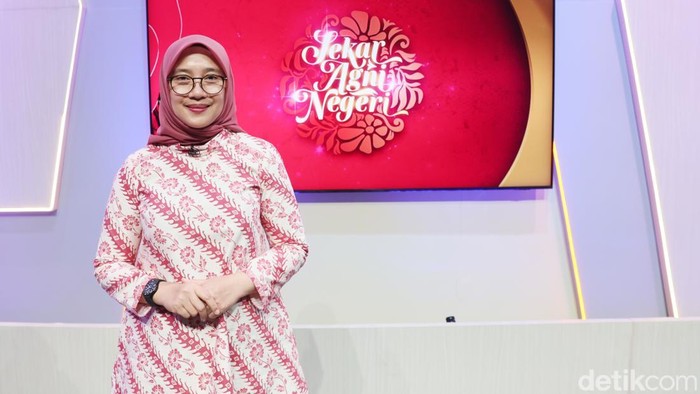 Bupati Banyuwangi Ipuk Fiestiandani hadir dalam acara detikSore di Transmedia, Jakarta, Kamis (18/6/2026).