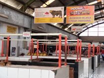 Penampakan Lapak Daging Sapi di Magelang Kosong Melompong Imbas Pedagang Mogok