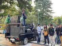 HMI Jateng-DIY Gelar Aksi di Bank Indonesia