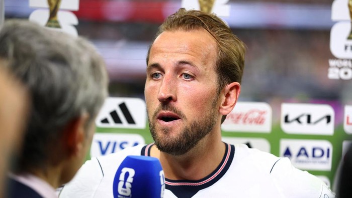 Soccer Football - FIFA World Cup 2026 - Group L - England v Croatia - Dallas Stadium, Arlington, Texas, U.S. - June 17, 2026 Englands Harry Kane during an interview after the match REUTERS/Hannah Mckay