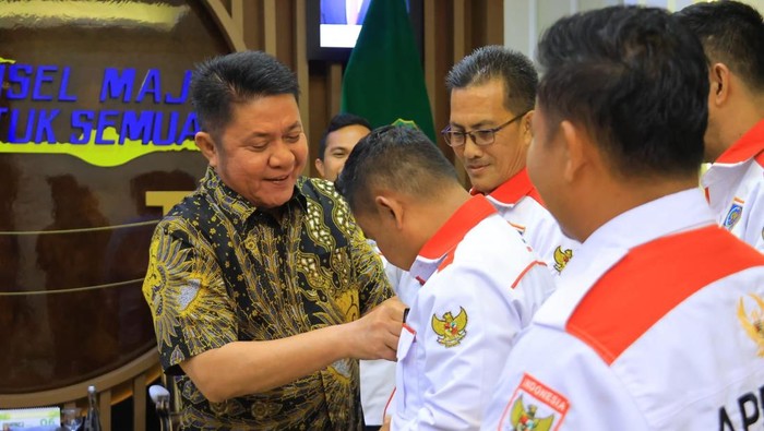 Herman Deru saat bertemu dengan pengurus APDESI Sumsel