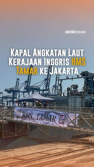 Video: HMS Tamar resmi berlabuh di Jakarta!