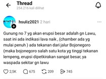 Ramai di Medsos Gunung Lawu Disebut Bakal Erupsi Besar