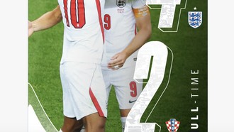 Euforia Inggris Libas Kroasia 4-2