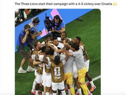Euforia Inggris Libas Kroasia 4-2