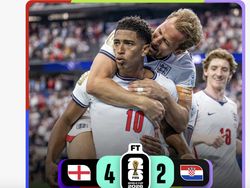 Euforia Inggris Libas Kroasia 4-2