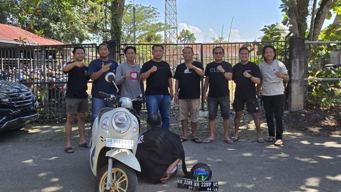 Pencuri motor di Kapuas ditangkap di Kalsel.