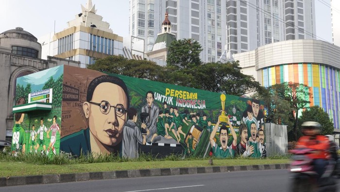 Mural Anniversary 99 Persebaya Surabaya