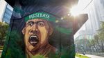 Foto: Kota Surabaya Berhias Mural Anniversary Persebaya