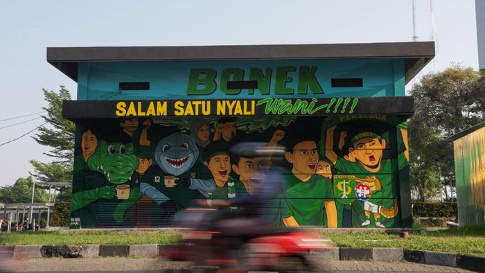 Mural Anniversary 99 Persebaya Surabaya