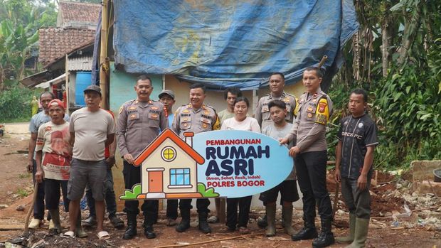 Sambut HUT Bhayangkara ke-80, Polres Bogor Bangun 8 Unit Rumah ASRI Tahap II (Dok istimewa).