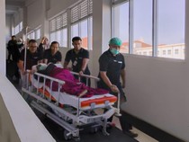 Masuk Zona Megathrust, RSUD Pacitan Simulasi Evakuasi Pasien Stroke