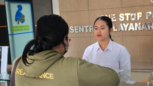 Suasana pelayanan SKCK Ditintelkam Polda Bali. (Foto: Dok. Polda Bali)