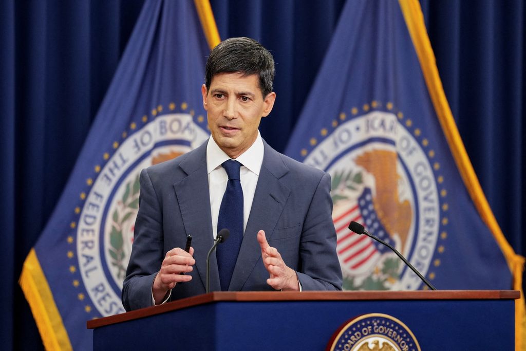 USA-FED/ New U.S. Federal Reserve Chairman Kevin Warsh holds a press conference following a two-day meeting of the Federal Open Market Committee (FOMC), at the U.S. Federal Reserve in Washington, D.C., U.S. June 17, 2026. REUTERS/Eric Lee