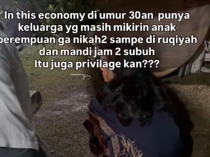 Viral wanita 32 tahun ini pasrah diruqyah dan mandi jam 2 subuh oleh keluarga karena belum menikah.