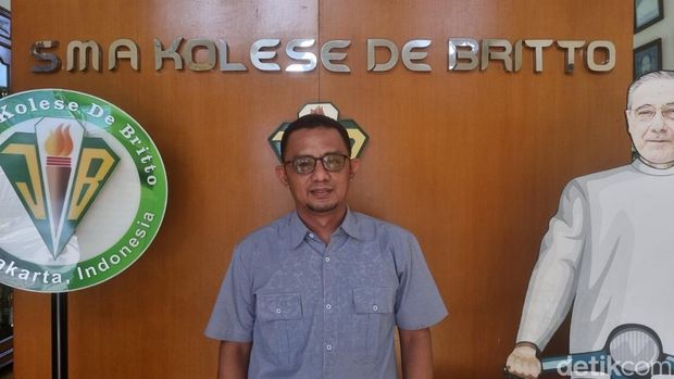 Wakil Kepala Bidang Humas dan Jejaring SMA Kolese De Britto, Christophorus Danang Wahyu Prasetio. Foto diunggah Kamis (18/6/2026). Wakil Kepala Bidang Humas dan Jejaring SMA Kolese De Britto, Christophorus Danang Wahyu Prasetio. Foto diunggah Kamis (18/6/2026).