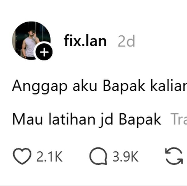 Anggap Aku Bapak Kalian, Kalian Mau Ngomong Apa? Ini Jawaban Netizen