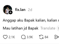 Anggap Aku Bapak Kalian, Kalian Mau Ngomong Apa? Ini Jawaban Netizen