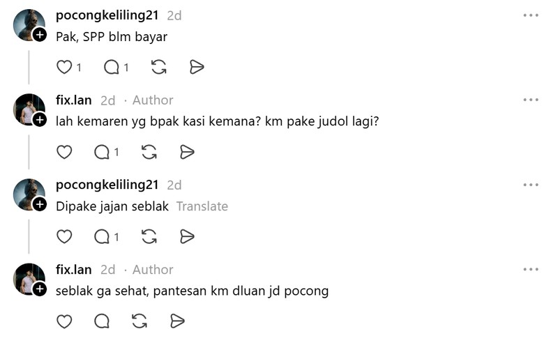 Di Threads, sempat viral cuitan akun @fix.lan yang mengajak orang menuliskan pesan kepada ayah mereka di kolom komentar. Jawabannya kocak sampai mengsedih.