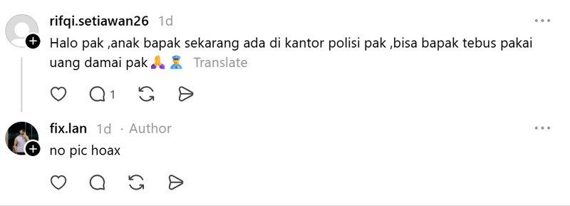Di Threads, sempat viral cuitan akun @fix.lan yang mengajak orang menuliskan pesan kepada ayah mereka di kolom komentar. Jawabannya kocak sampai mengsedih.