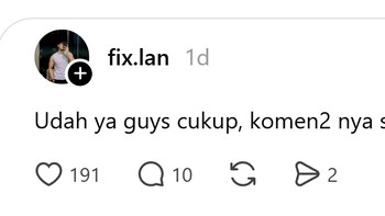 Pada akhirnya menyerah. Memang jadi orang tua itu nggak mudah ya, detikers. Huft. Foto: Threads/fix.lan