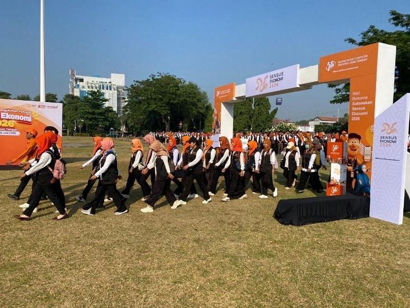 BPS Resmikan Sensus Ekonomi di Jateng, Bidik Data Akurat dan Berkualitas