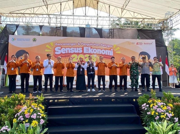 BPS Resmikan Sensus Ekonomi di Jateng, Bidik Data Akurat dan Berkualitas