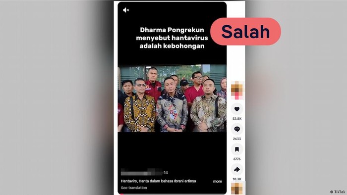 Cek Fakta: Benarkah Hanta pada Hantavirus Berarti Omong Kosong?