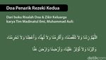 Doa Penarik Rezeki
