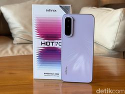 Unboxing Infinix Hot 70, HP Baterai 6.000 mAh Harga Rp 2 Jutaan