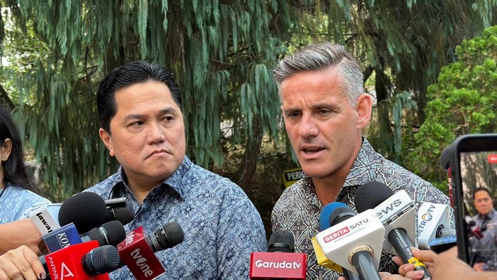 John Herdman dan Erick Thohir