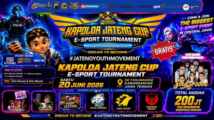 Kapolda Jateng E-Sport Cup 2026.