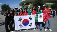 Meksiko dan Korea Selatan, Kisah Bestie di Piala Dunia
