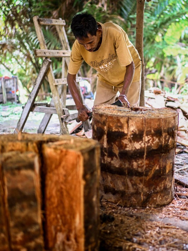 Sagu Tulehu Tetap Bertahan, Pangan Tradisional Penopang Ekonomi Warga