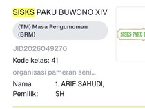 Nama SISKS PAKU BUWONO XIV Didaftarkan ke Ditjen Kekayaan Intelektual